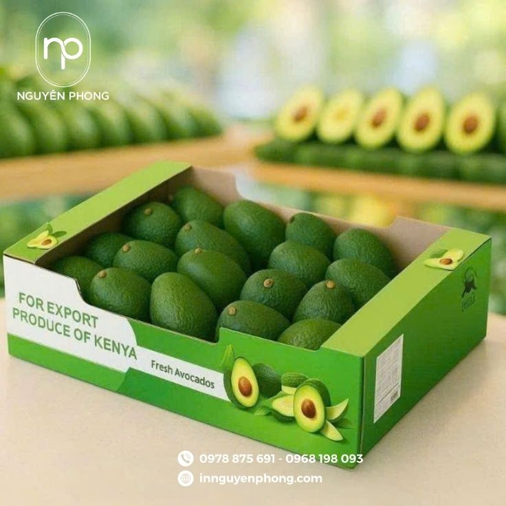 Mẫu thùng carton đựng bơ nổi bật